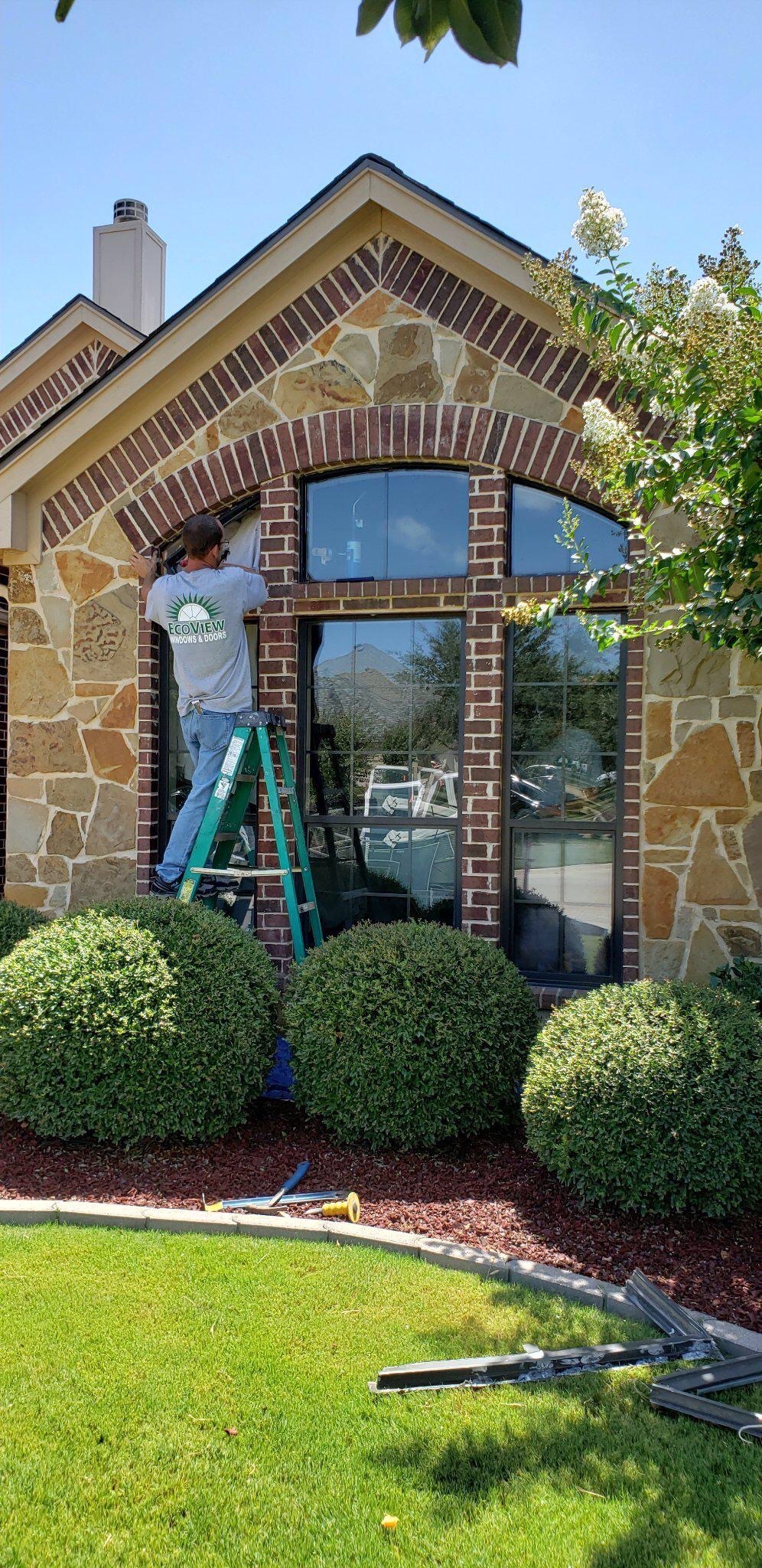 EcoView window installation in Allen, Texas