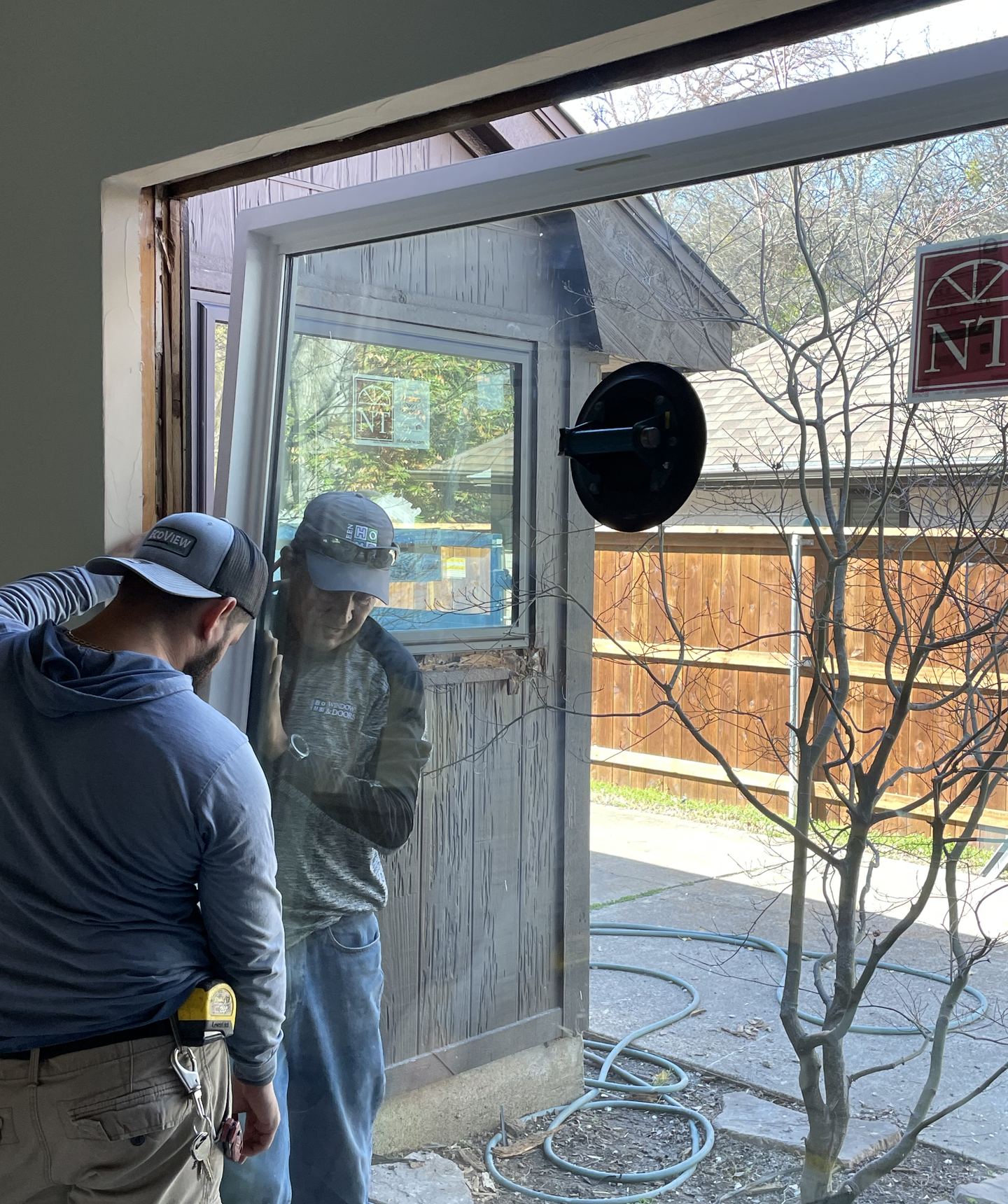 EcoView window installation in Georgetown, Texas