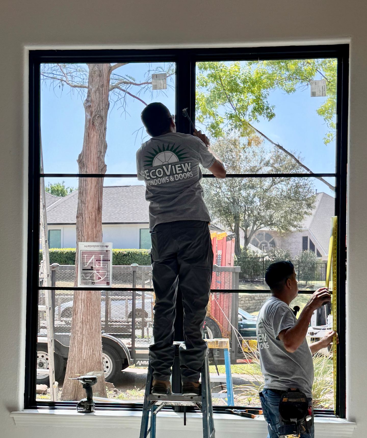 EcoView window installation in Leander, Texas