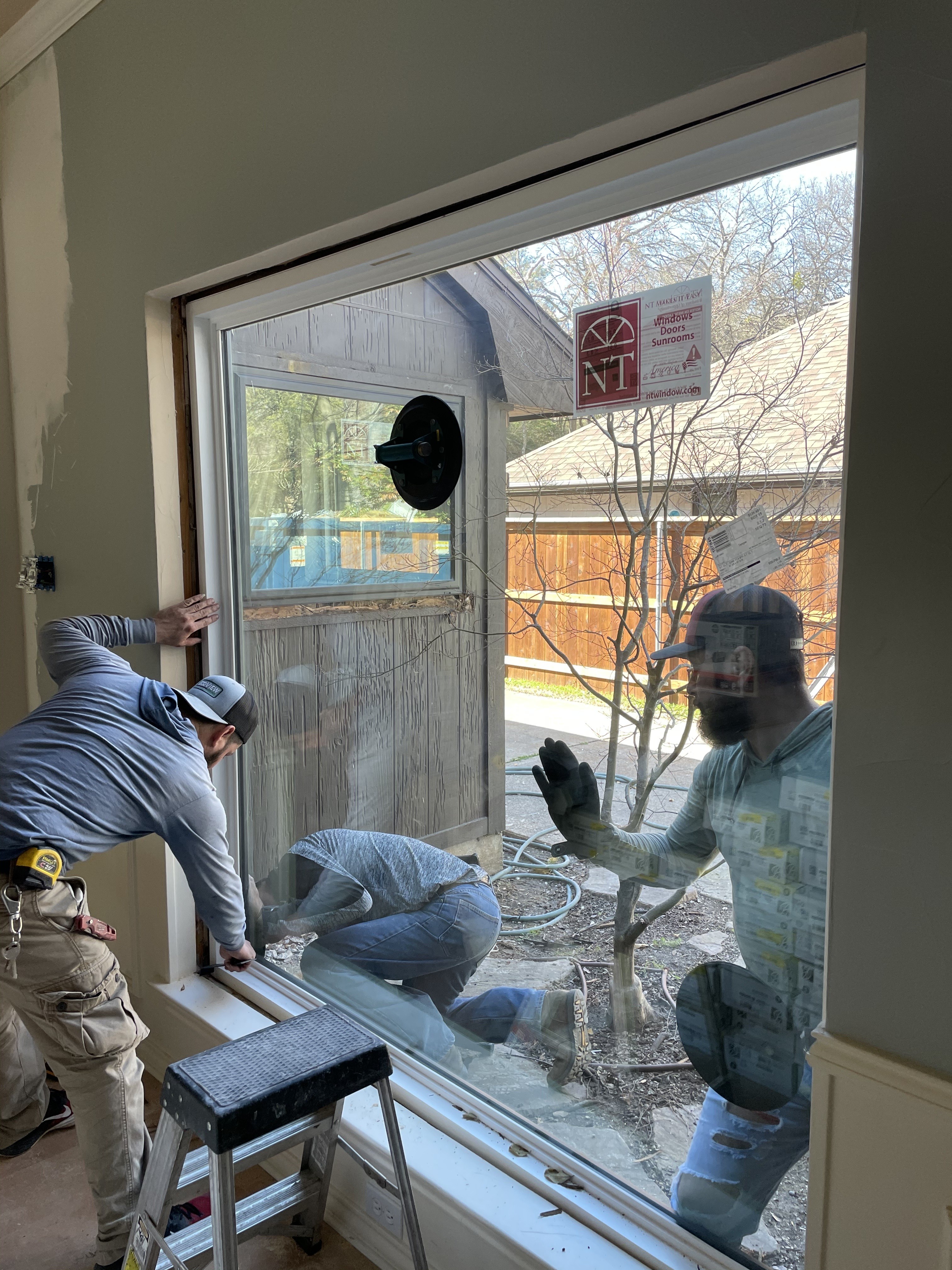 EcoView window installation in Plano, Texas