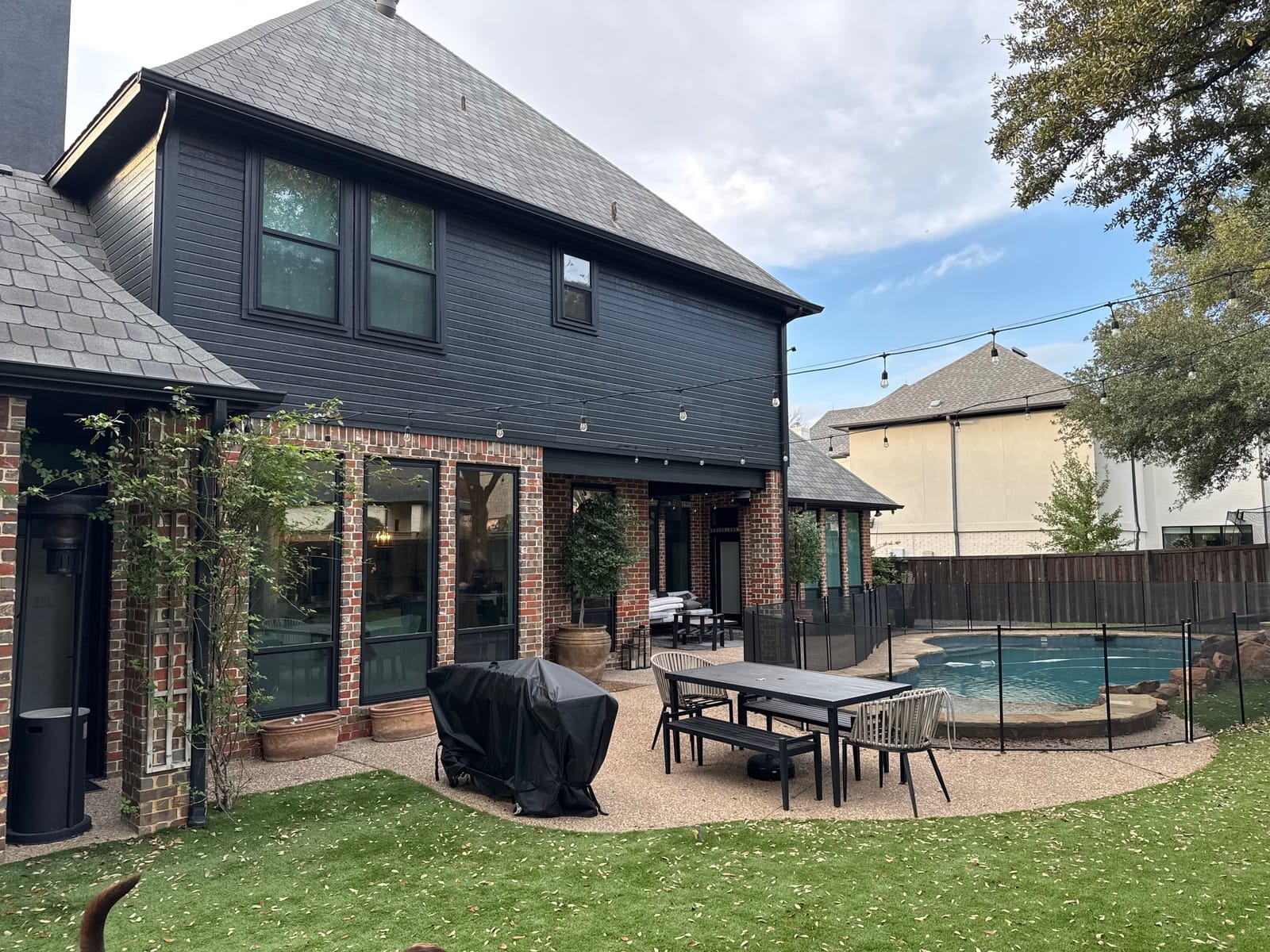 Energy-efficient windows in a Texas home